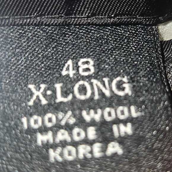 Pronto Uomo Couture Black Warm wool mens jacket coat blazer 48XL Long - Picture 3 of 7